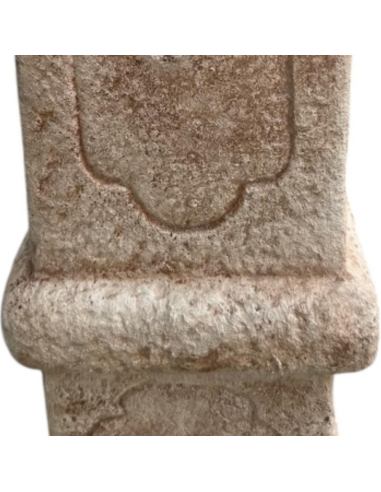 Fontana Calcestruzzo Cemento Senza Rubinetto 63x50xH.109cm Modello Castello  