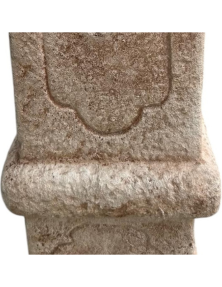 Fontana Calcestruzzo Cemento Senza Rubinetto 63x50xH.109cm Modello Castello  