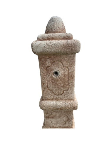 Fontana Calcestruzzo Cemento Senza Rubinetto 63x50xH.109cm Modello Castello  