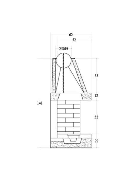 Camino Legna Prefabbricato Refrattario Focolare Semiaperto Su Due Lati QR100F2L