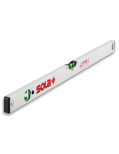 Livella in Alluminio AV da 40 cm a Bolla Colore Argento Massima Precisione