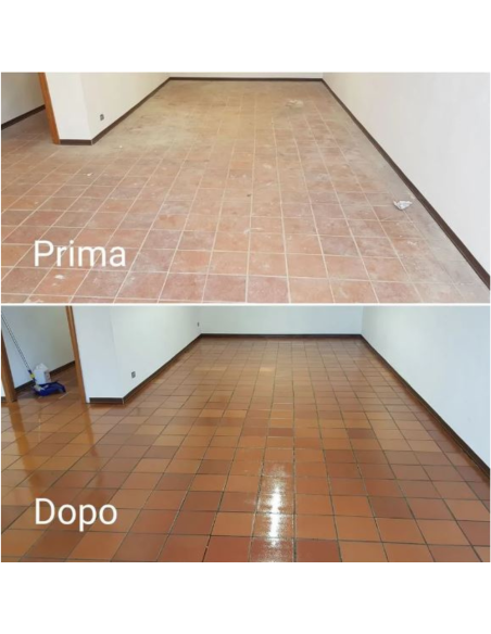 Detergente Concentrato Acido Solventato Rimuovere Sporco Residui Dopo Posa 1 lt