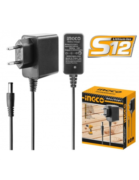 Caricabatterie Portatile da 12V S12 Ricarica Rapida Sicura Elettroutensili
