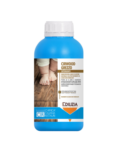 Detergente Ravviva Pavimenti Rimuove Sporco Legno Cirwood Grezzo 1 litro