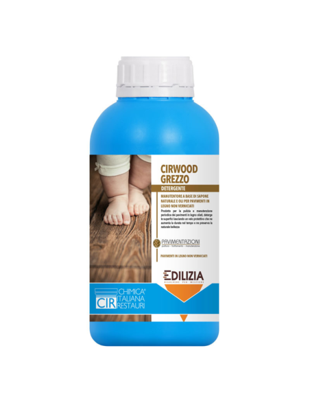 Detergente Ravviva Pavimenti Rimuove Sporco Legno Cirwood Grezzo 1 litro
