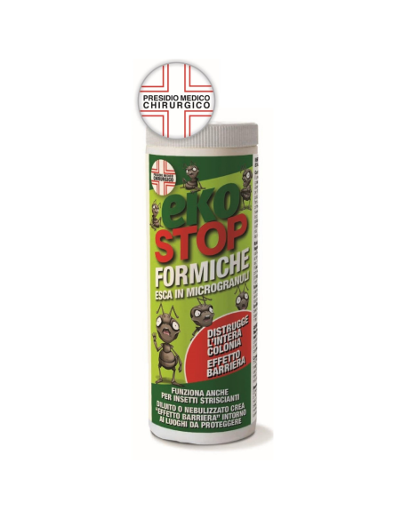 Microgranuli Formiche Insetti Barriera Protettiva Interni Esterni 250 gr Ekostop