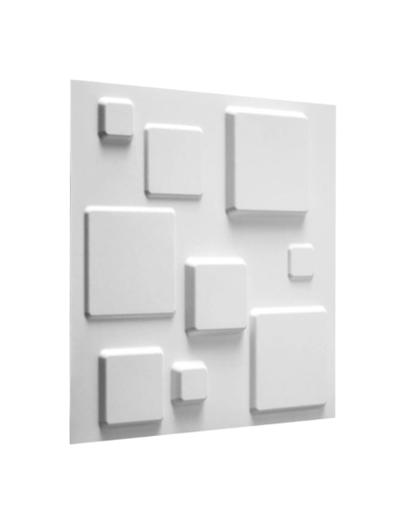 Rivestimento Fibra Naturale Parete 3D Decorazione Ecologico Geometrico Conf 3 mq