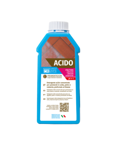 Detergente Acido Concentrato Profumato per Pavimenti da 1 lt Acido