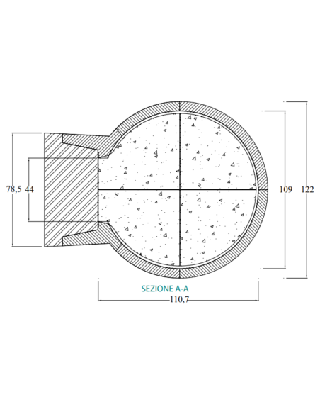 Forno Legna Artigianale Diametro 110 Cm Capienza 4/6 Pizze Cottura Diretta