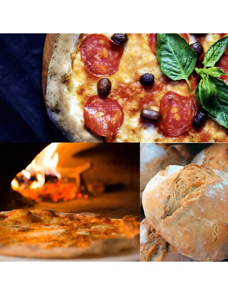 Forno Legna Artigianale Diametro 110 Cm Capienza 4/6 Pizze Cottura Diretta