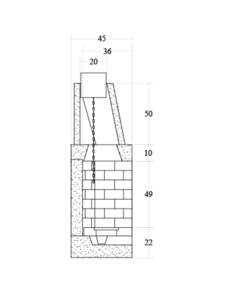 Camino Legna Prefabbricato Refrattario Focolare Aperto M80REF Riscaldamento 