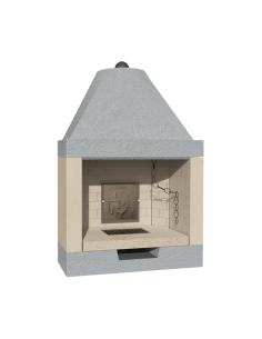 Camino Lisbona Rivestimento Focolare Prefabbricato Refrattario M100 Parete 2