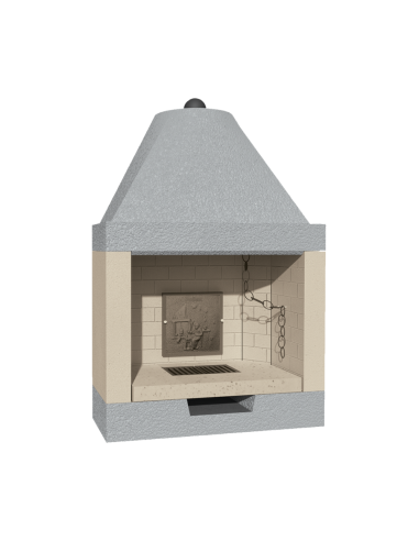 Camino Lisbona Rivestimento Focolare Prefabbricato Refrattario M100 Parete