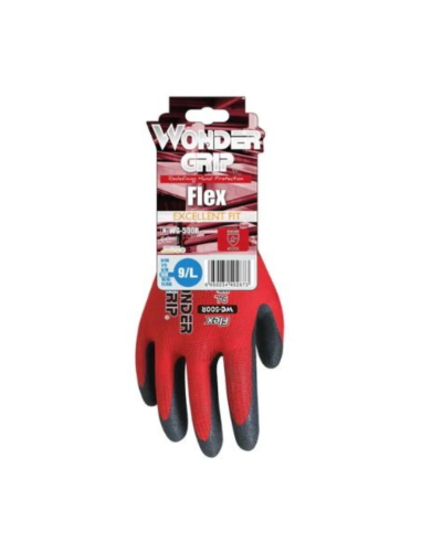 Guanti da lavoro Flex universali modello WG-500R colore rosso 