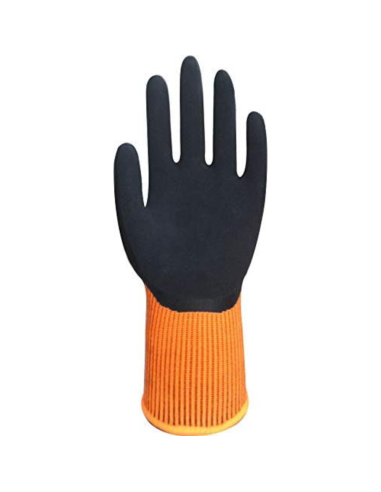 Guanti lavoro Comfort resistenti alta visibilità arancione modello WG-310R