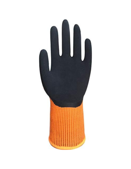 Guanti lavoro Comfort resistenti alta visibilità arancione modello WG-310R
