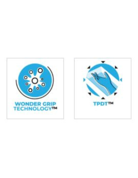 Guanti lavoro Comfort resistenti alta visibilità arancione modello WG-310R