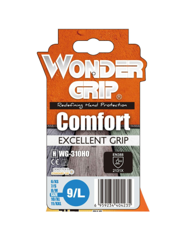 Guanti lavoro Comfort resistenti alta visibilità arancione modello WG-310R