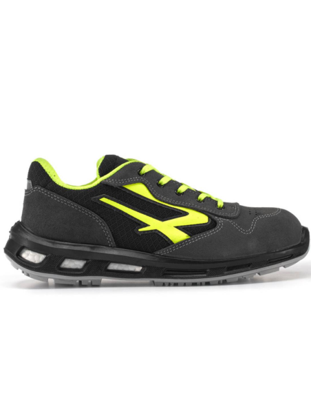 Scarpe Antinfortunistiche Traspiranti Leggere Basse S1P SRC ESD Red Lion Yellow