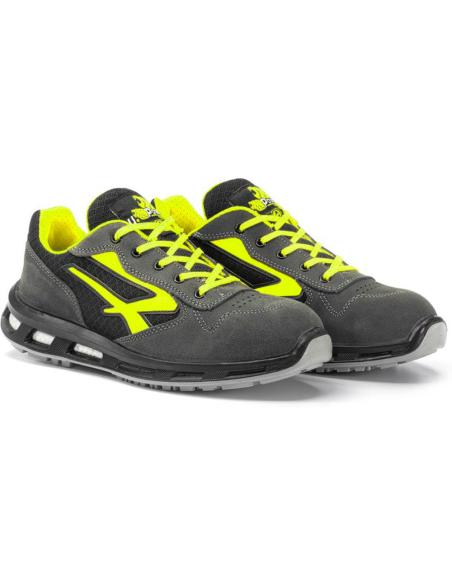 Scarpe Antinfortunistiche Traspiranti Leggere Basse S1P SRC ESD Red Lion Yellow