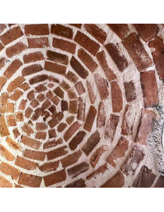 Forno Legna Artigianale Diametro 120 cm Capienza 5 pizze Vietri Con Base Ferro 2