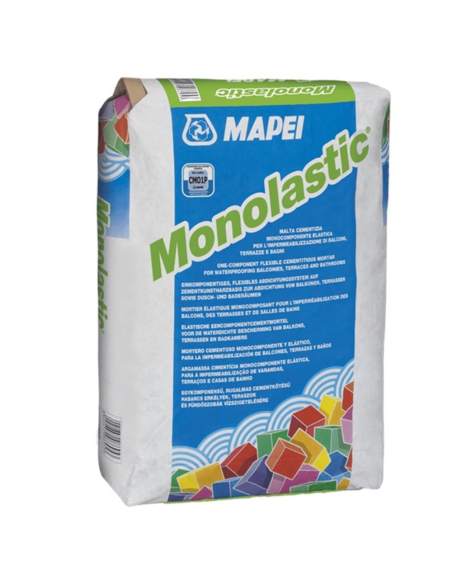 Malta Cementizia Monolastic Monocomponente Impermeabilizzante Sacco 20 kg