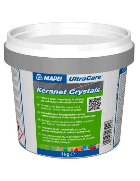 Pulitore Acido Concentrato Polvere Residui Cementizi Keranet Crystals 1 Kg