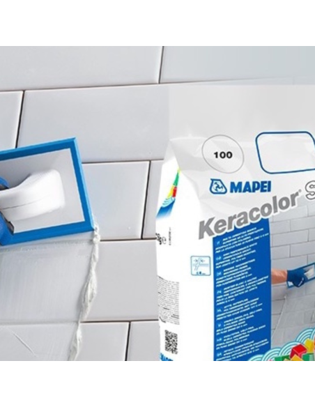 Stucco Fughe Grana Super Fina Keracolor SF 100 Colore Bianco Confezione 5 kg
