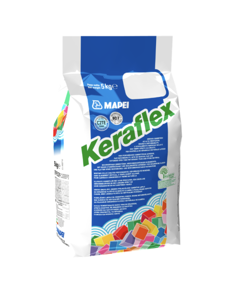 Adesivo Cementizio Piastrelle Presa Rapida Keraflex Colore Bianco 5 kg