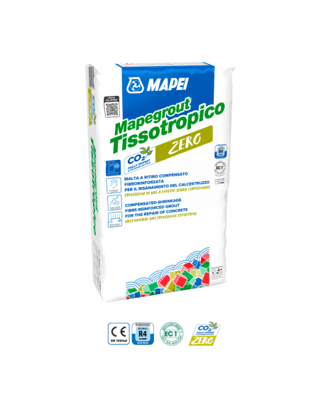 Malta Strutturale Ripristino Calcestruzzo Mapegrout Tissotropico Zero Sacco 25Kg
