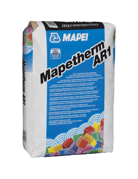 Collante Rasante Mapetherm AR1 GG Pannelli Termoisolanti Colore Bianco 25 kg