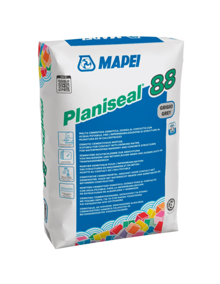 Cemento Osmotico Grigio Planiseal 88 Impermeabilizzazione Murature 25 kg