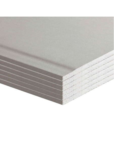 Lastra Cartongesso Siniat Pregyplac Plus BA10 120x200cm Spessore 9,5mm 6 pezzi