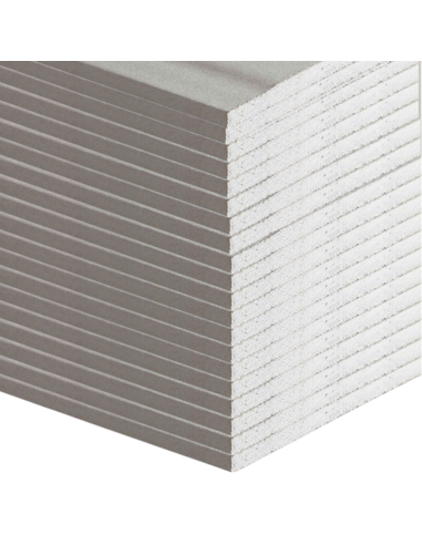 Lastra Cartongesso Siniat Pregyplac Plus BA10 120x200 cm Spessore 9,5 mm 24 pz