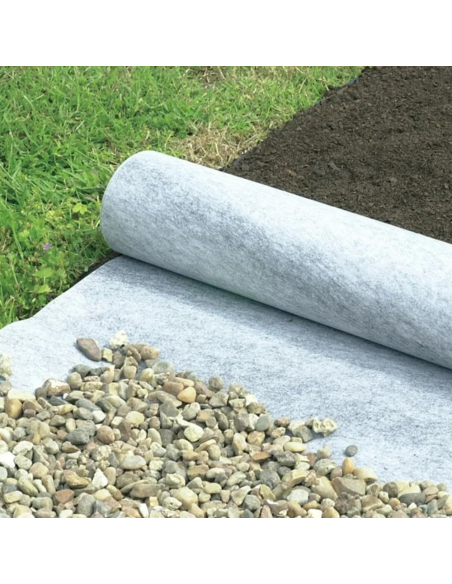 Geotessuto non tessuto TNT 1 m x 50 m 200 g Fiocchi Poliestere Polipropilene FORTUNATO - foto 4
