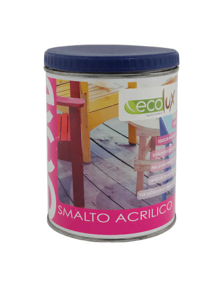 Smalto Ecologico Acrilico Ad Acqua Per Legno E Metallo Finitura Lucida