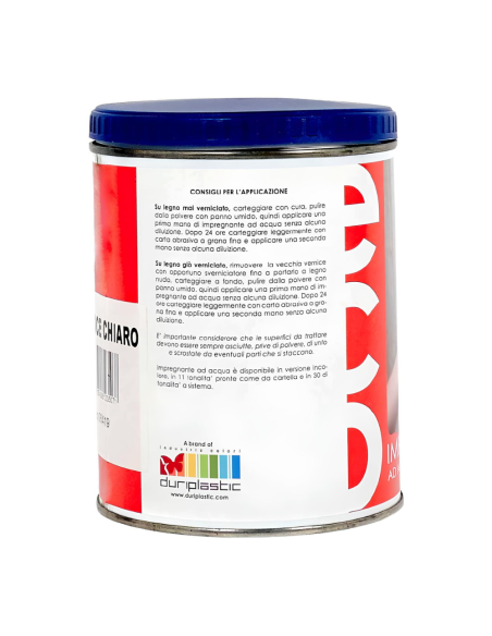 Impregnante Soluzione Acrilica Fondo Protettivo Legno Colore Mogano Ecolux