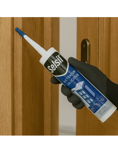 Silicone Neutro Trasparente Costruzioni Lamiera 310Ml Selsil Sigillante Resistente