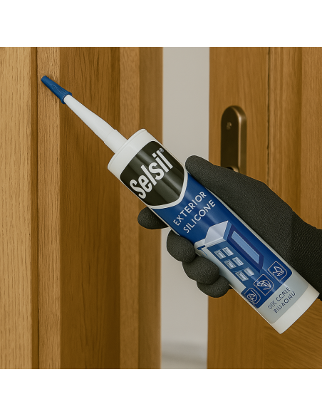 Silicone Neutro Trasparente Costruzioni Lamiera 310Ml Selsil Sigillante Resistente