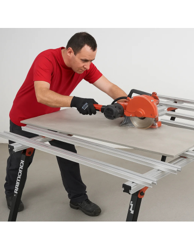 Banco Lavoro Larghezza Variabile 180 x 100/150 cm BM 180 PLUS Grandi Lastre
