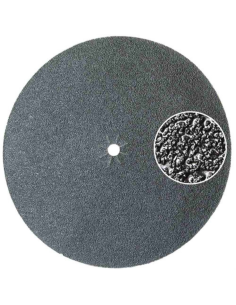 Disco Abrasivo Bifacciale Grana 100 Carburo Silicio Carteggio Superfici 