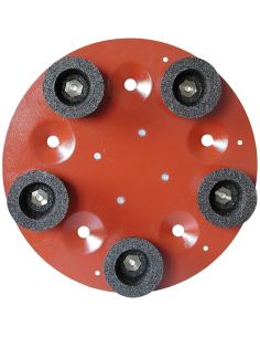 Disco Abrasivo 5 Mole Carburo Silicio Maxititina Abrasione Levigatura