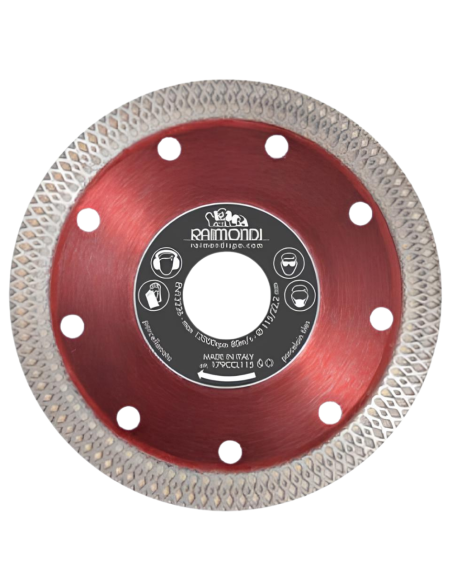 Disco Diamantato Cross Diametro 115mm F.22,2 mm Ceramiche 