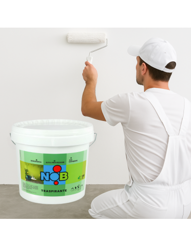 Idropittura Traspirante Ecologica Coprente Semilavabile Interni Bianca Nob