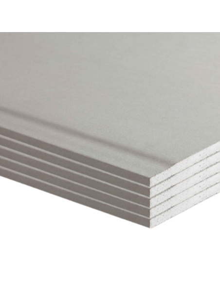 Lastra Cartongesso Rivestimenti 1200x2000 mm Spessore 9,5 mm Confezione 5 Pezzi