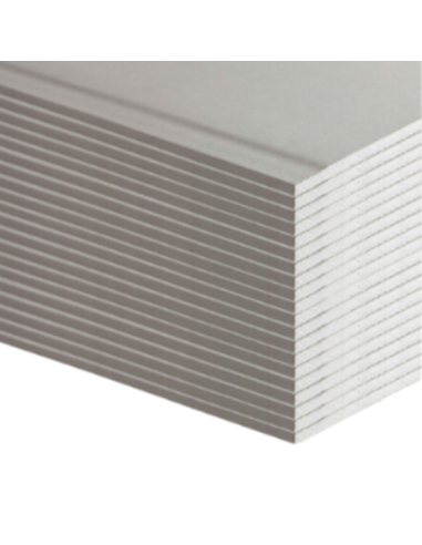 Lastra Cartongesso Rivestimenti 1200x2000 mm Spessore 9,5 mm Confezione 20 Pezzi