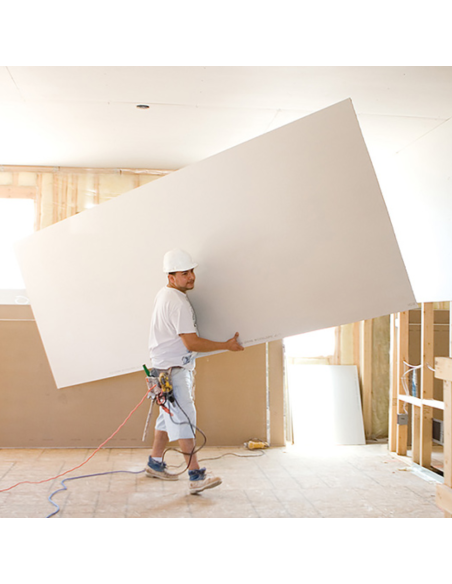 Lastra Cartongesso BA13 Dimensioni 1200 x 2000 mm Spessore 12.5 mm 5 Pezzi