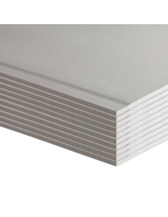 Lastra Cartongesso BA13 Dimensioni 1200 x 2000 mm Spessore 12.5 mm 10 Pezzi