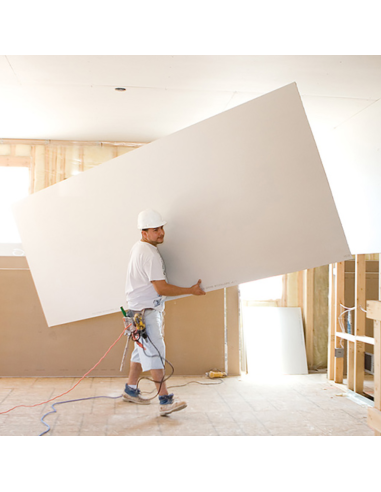 Lastra Cartongesso BA13 Dimensioni 1200 x 2000 mm Spessore 12.5 mm 10 Pezzi