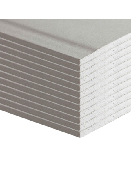 Lastra Cartongesso BA 13 Dimensioni 1200 x 2000 mm Spessore 12.5 mm 12 Pezzi